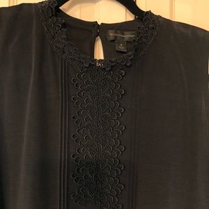 Black lace blouse
